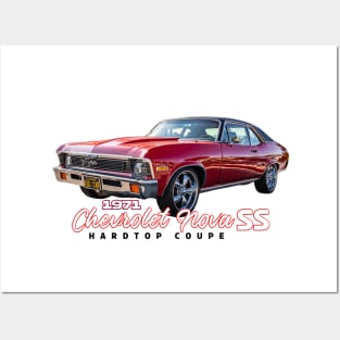 1971 Chevrolet Nova SS Hardtop Coupe Posters and Art